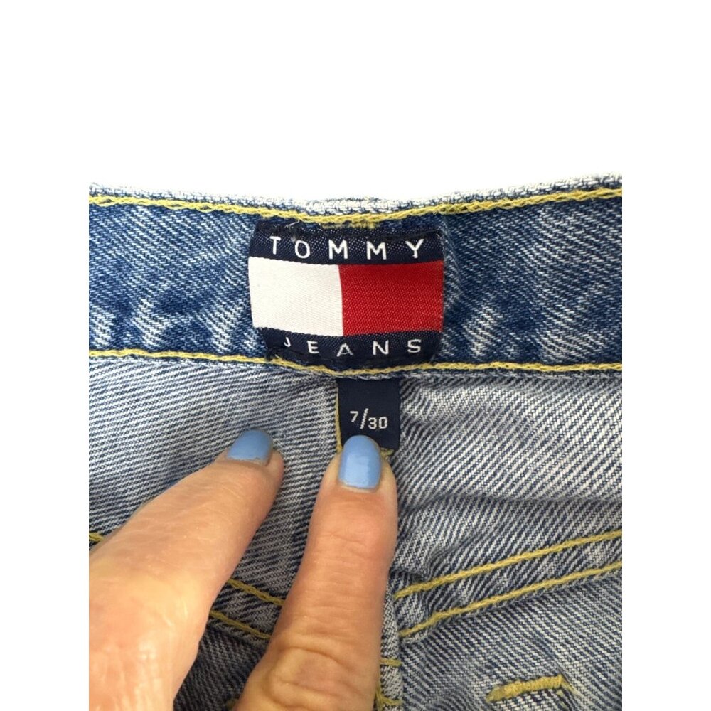 Vintage 90's Tommy Hilfiger Jeans Womens 7 High Rise Classic Americana Y2K Retro - Picture 3 of 10